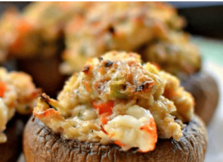 Crab Stuffed Mushrooms