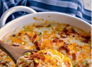 Cheesy Pierogi Casserole