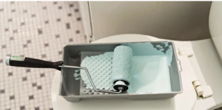 How To: Paint Behind a Toilet