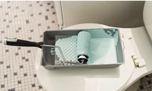 How To: Paint Behind a Toilet