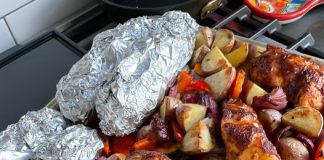 Sheet Pan Barbecue Chicken Dinner