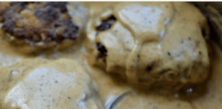 Hamburger Steak with Country Gravy