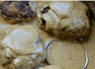 Hamburger Steak with Country Gravy