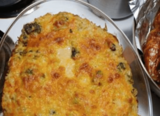 Broccoli Rice Chicken and Cheese Casserole Recipe