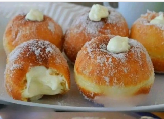 Cream-Filled Doughnut Recipe