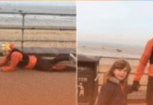 Kind Man Helps An Autistic Child Recover From A Meltdown