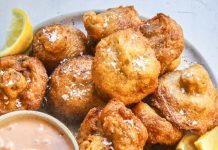 Beer-Battered Fried Mushrooms