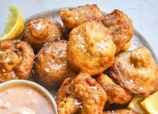 Beer-Battered Fried Mushrooms