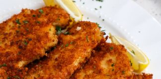 Crispy Lemon-Dijon Chicken Schnitzel