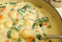 CHICKEN GNOCCHI SOUP