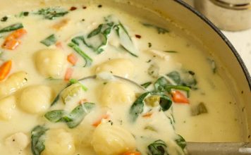 CHICKEN GNOCCHI SOUP