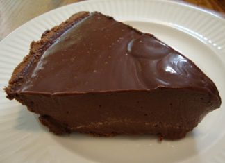 Decadent Microwave Chocolate Delight Pie
