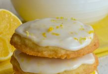Iced Lemon Cookies