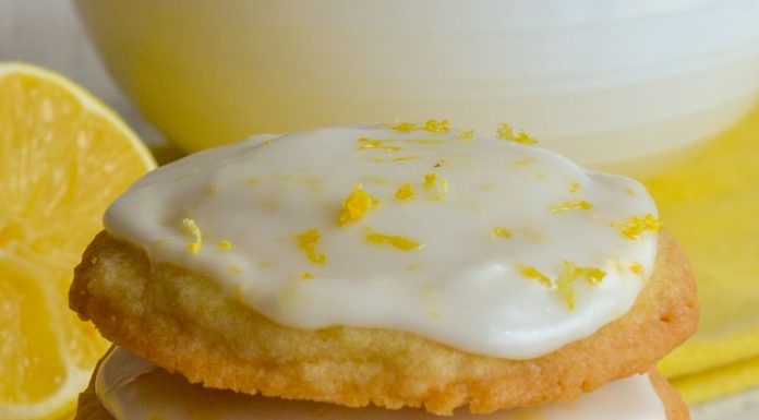 Iced Lemon Cookies