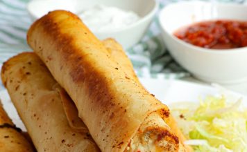 Homemade Chicken Taquitos
