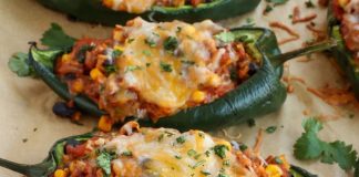 Stuffed Poblano Peppers