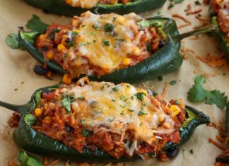 Stuffed Poblano Peppers
