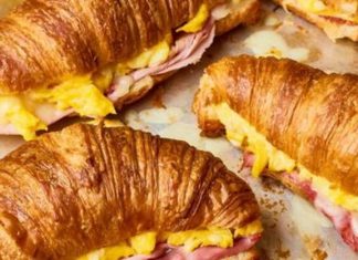 Make-Ahead Croissant Breakfast Sandwiches