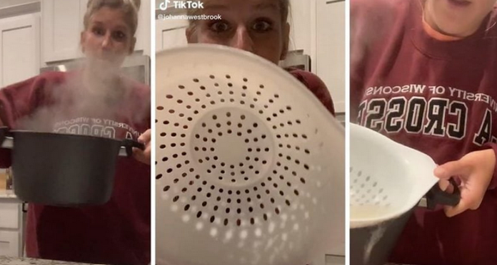 I Just Discovered The Right Way To Use A Strainer