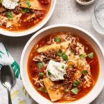 Easy Slow Cooker Lasagna Soup