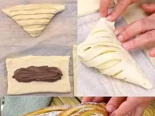 Heavenly Hazelnut Delight Triangles