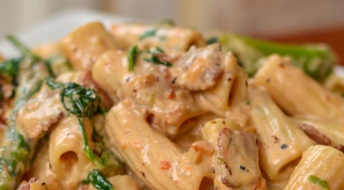 BACON ASPARAGUS CAJUN PASTA