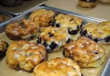 Sweet Blueberry Biscuits