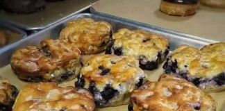 Sweet Blueberry Biscuits
