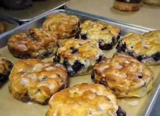 Sweet Blueberry Biscuits
