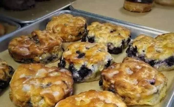 Sweet Blueberry Biscuits