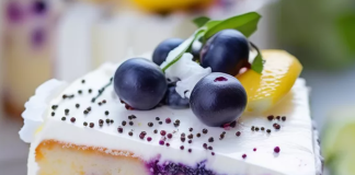 Lemon Blueberry Cheesecake Cake Recipe