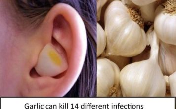Garlic can kill 14 different infections
