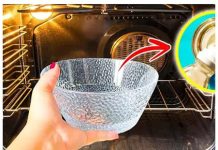 The magic trick to cleaning the entire oven with the bowl method: it will sparkle with cleanliness