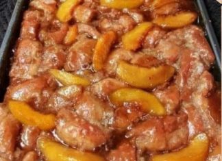 Old Time Oven Peach Cobbler