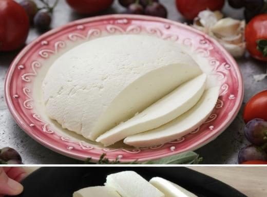 Recipe: Homemade cheese with 1 litre of milk, half a lemon and 1 yoghurt