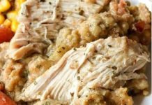Crockpot Chicken and Stuffing