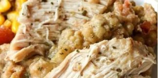 Crockpot Chicken and Stuffing