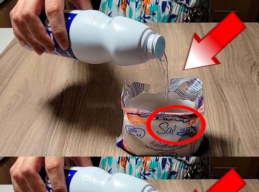 MIX BLEACH AND SALT AND YOU’LL SAVE A LOT OF MONEY AT THE END OF THE MONTH
