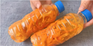 Don’t throw away the orange peels, put them in a jar and add a little vinegar: it’s worth gold in the house.