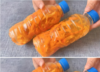 Don’t throw away the orange peels, put them in a jar and add a little vinegar: it’s worth gold in the house.