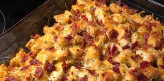 Chicken Bacon Ranch Potato Bake