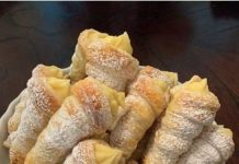 Italian Cream Stuffed Cannoncini