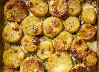 Lemon Butter Melting Potatoes