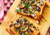 Mushroom Puff Pastry Pizza