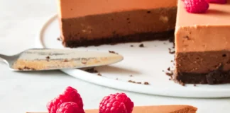 Triple Chocolate Mousse Cake
