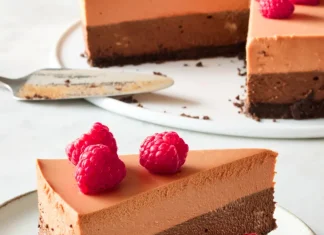 Triple Chocolate Mousse Cake