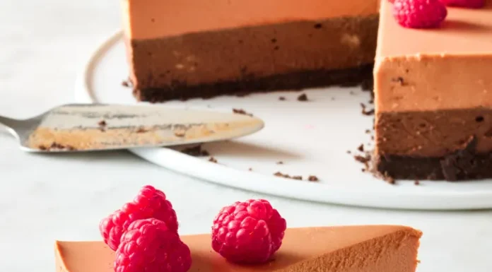 Triple Chocolate Mousse Cake