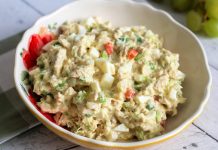 grandma dee’s tuna egg salad