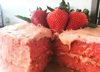 mama seward’s strawberry cake recipe