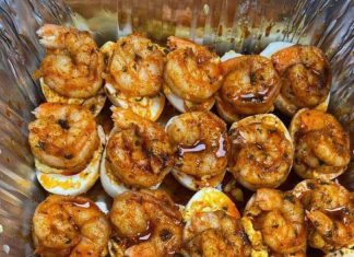 Cajun Shrimp Deviled Eggs
